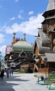 Izmailovskiy Kremlin in Moscow on a sunny day